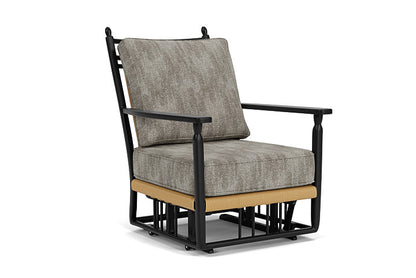 Lloyd Flanders - Low Country Glider Lounge Chair In Natural Finish With Surface Slate Fabric - 770650672056 view 1
