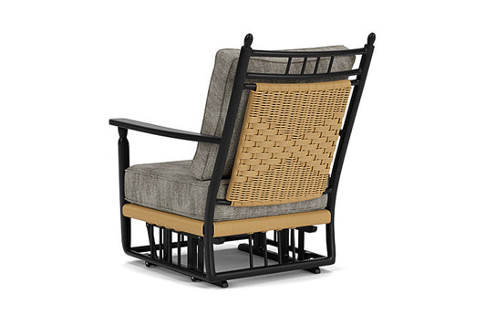 Lloyd Flanders - Low Country Glider Lounge Chair In Natural Finish With Surface Slate Fabric - 770650672056 view 2