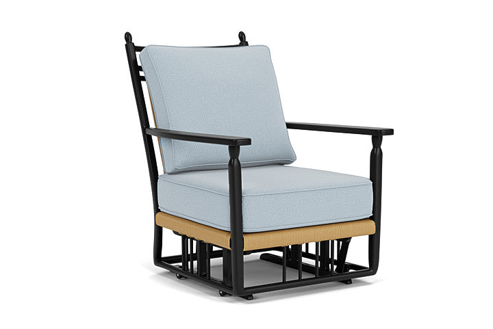 Lloyd Flanders - Low Country Glider Lounge Chair In Natural Finish With Unearth Dew Fabric - 770650672084 view 1