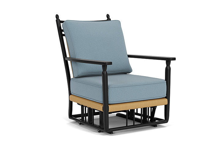 Lloyd Flanders - Low Country Glider Lounge Chair In Natural Finish With Unearth Mist Fabric - 770650672068 view 1