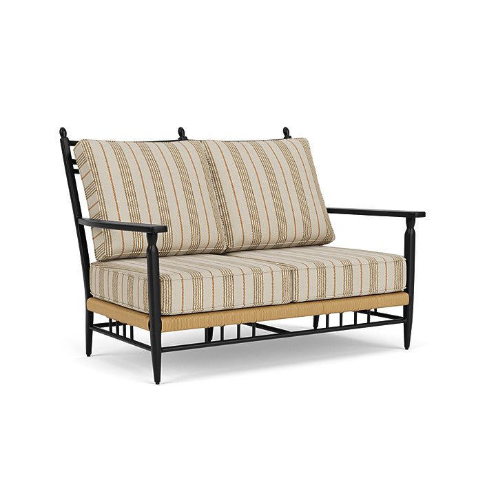 Lloyd Flanders - Low Country Loveseat In Natural Finish With Amber Waves Fabric - 770500672044 view 1