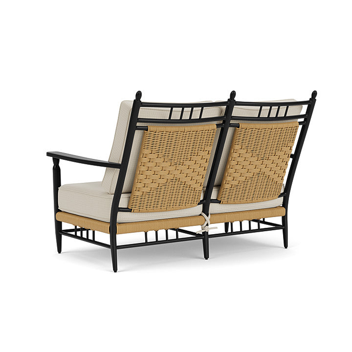 Lloyd Flanders - Low Country Loveseat In Natural Finish With Beach Natural Fabric - 770500672005 view 2