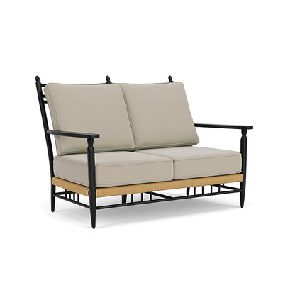 Lloyd Flanders - Low Country Loveseat In Natural Finish With Callen Driftwood Fabric - 770500672023 view 1