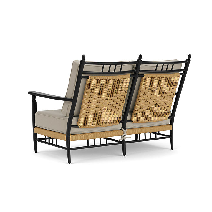 Lloyd Flanders - Low Country Loveseat In Natural Finish With Callen Driftwood Fabric - 770500672023 view 2