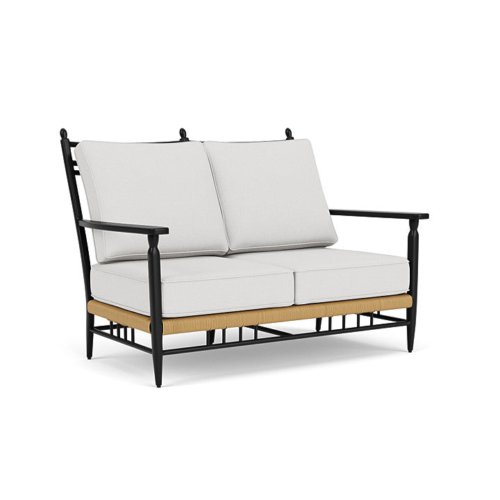 Lloyd Flanders - Low Country Loveseat In Natural Finish With Canvas Natural Fabric - 77050067159 view 1