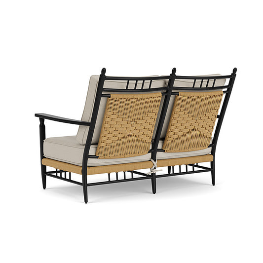 Lloyd Flanders - Low Country Loveseat In Natural Finish With Fife Fog Fabric - 77050067181 view 2