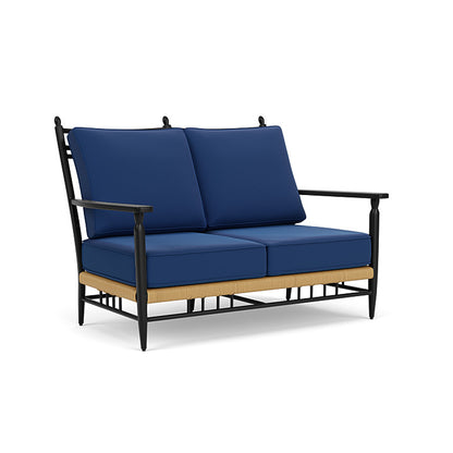 Lloyd Flanders - Low Country Loveseat In Natural Finish With Flagship Lapis Fabric - 770500671813 view 1
