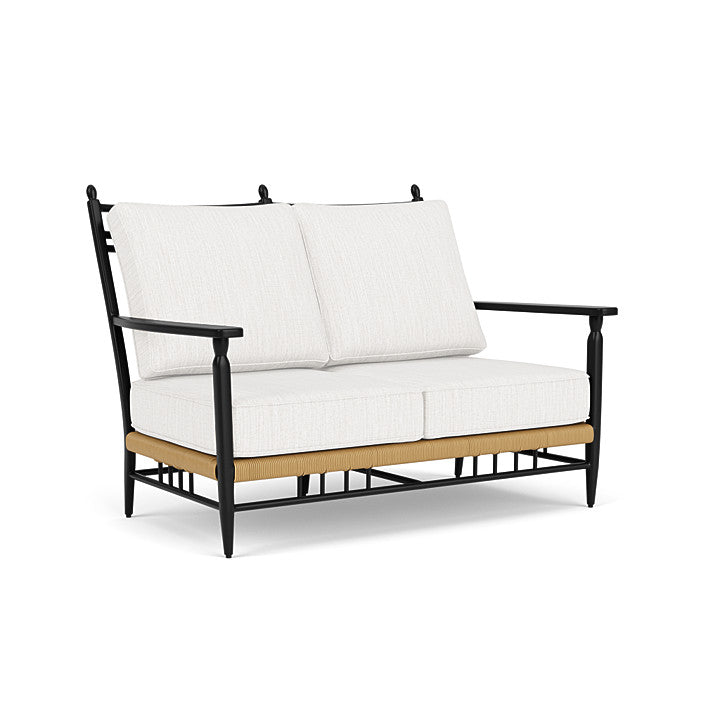 Lloyd Flanders - Low Country Loveseat In Natural Finish With Friendly Natural Fabric - 770500672042 view 1