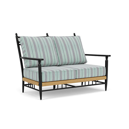Lloyd Flanders - Low Country Loveseat In Natural Finish With Hansen Seaglass Fabric - 770500671926 view 1