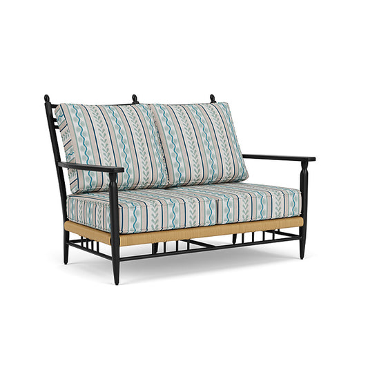 Lloyd Flanders - Low Country Loveseat In Natural Finish With Ilona Resort Fabric - 770500672069 view 1