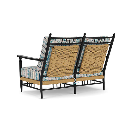 Lloyd Flanders - Low Country Loveseat In Natural Finish With Ilona Resort Fabric - 770500672069 view 2