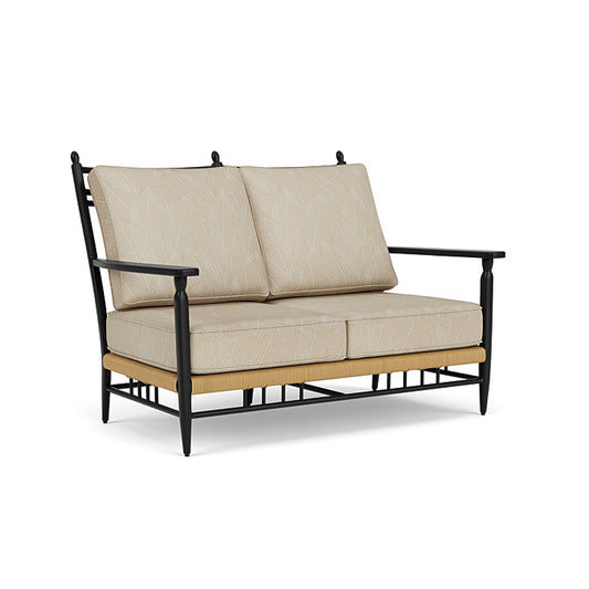 Lloyd Flanders - Low Country Loveseat In Natural Finish With Laurel Ecru Fabric - 770500672057 view 1