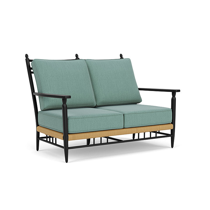 Lloyd Flanders - Low Country Loveseat In Natural Finish With Loveboat Mint Fabric - 770500672010 view 1