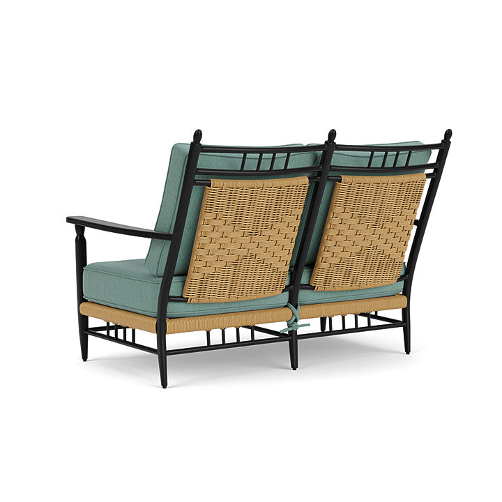 Lloyd Flanders - Low Country Loveseat In Natural Finish With Loveboat Mint Fabric - 770500672010 view 2