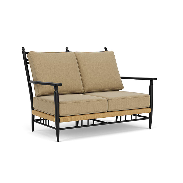 Lloyd Flanders - Low Country Loveseat In Natural Finish With Loveboat Saffron Fabric - 770500672009 view 1