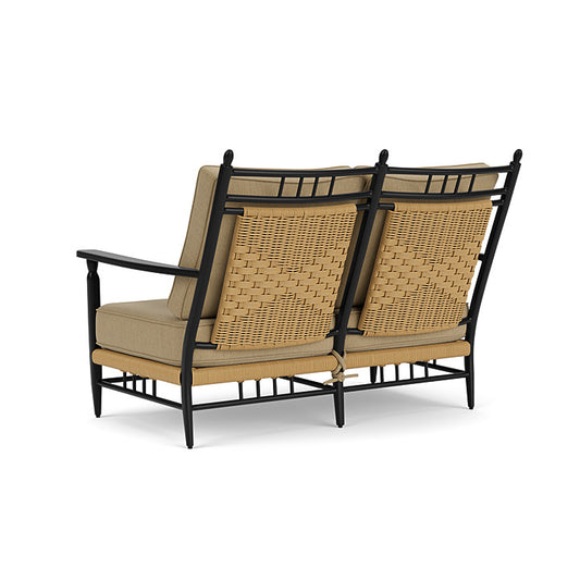 Lloyd Flanders - Low Country Loveseat In Natural Finish With Loveboat Saffron Fabric - 770500672009 view 2