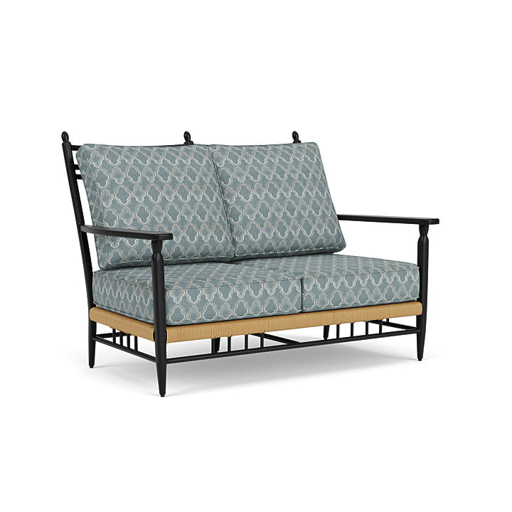 Lloyd Flanders - Low Country Loveseat In Natural Finish With Luna Mist Fabric - 770500672070 view 1