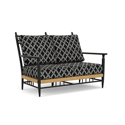 Lloyd Flanders - Low Country Loveseat In Natural Finish With Luna Onyx Fabric - 770500672071 view 1