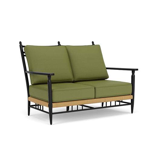 Lloyd Flanders - Low Country Loveseat In Natural Finish With Reflections Grass Fabric - 770500672051 view 1