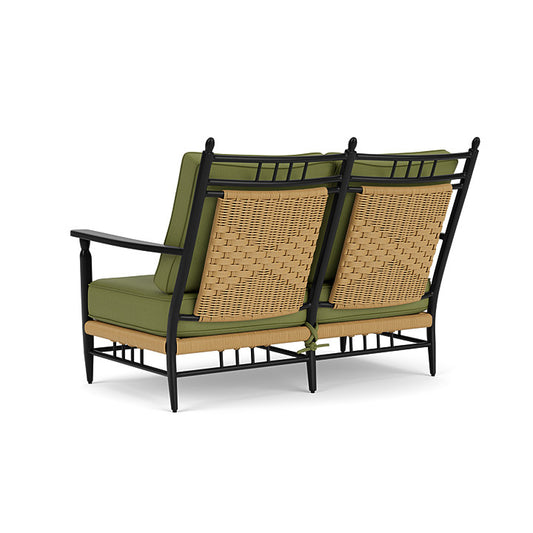 Lloyd Flanders - Low Country Loveseat In Natural Finish With Reflections Grass Fabric - 770500672051 view 2