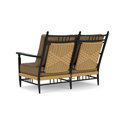 Lloyd Flanders - Low Country Loveseat In Natural Finish With Reflections Straw Fabric - 770500672053 view 2
