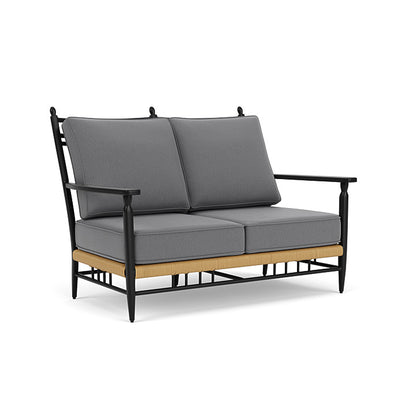 Lloyd Flanders - Low Country Loveseat In Natural Finish With Remy Graphite Fabric - 770500672003 view 1