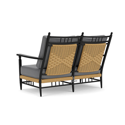 Lloyd Flanders - Low Country Loveseat In Natural Finish With Remy Graphite Fabric - 770500672003 view 2