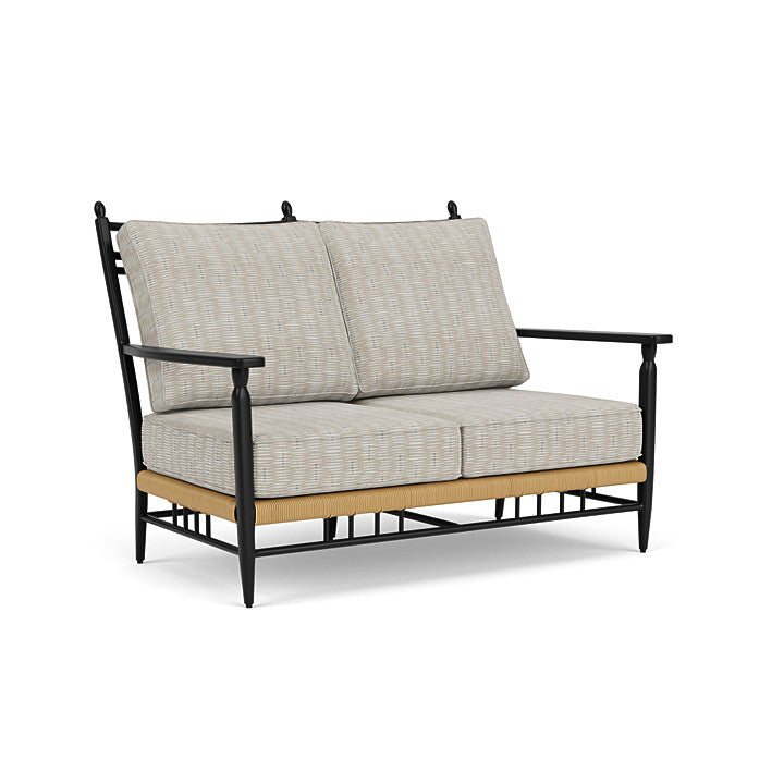 Lloyd Flanders - Low Country Loveseat In Natural Finish With Romulo Mineral Fabric - 770500672050 view 1