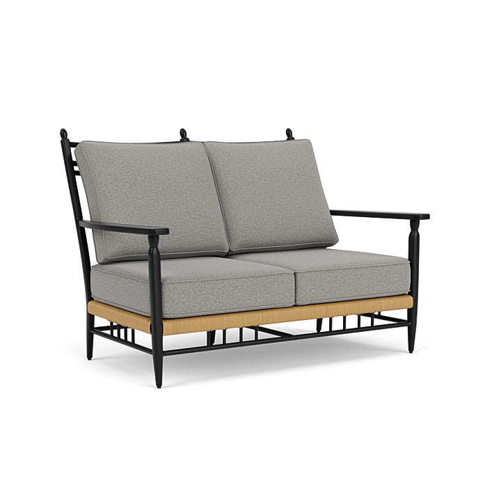 Lloyd Flanders - Low Country Loveseat In Natural Finish With Rumba Nickel Fabric - 770500672011 view 1