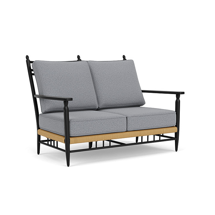 Lloyd Flanders - Low Country Loveseat In Natural Finish With Rumba Stonewashed Fabric - 770500672006 view 1