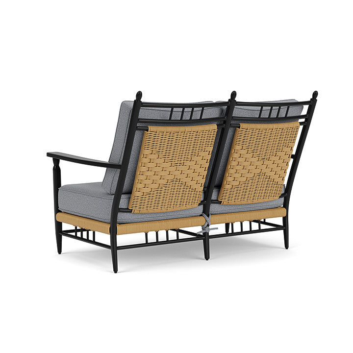 Lloyd Flanders - Low Country Loveseat In Natural Finish With Rumba Stonewashed Fabric - 770500672006 view 2