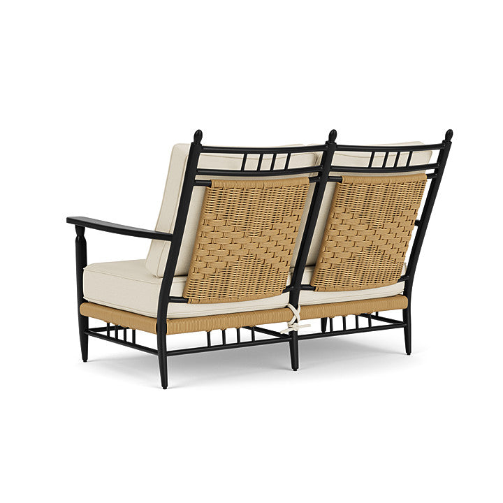 Lloyd Flanders - Low Country Loveseat In Natural Finish With Sailcloth Sailor Fabric - 77050067434 view 2