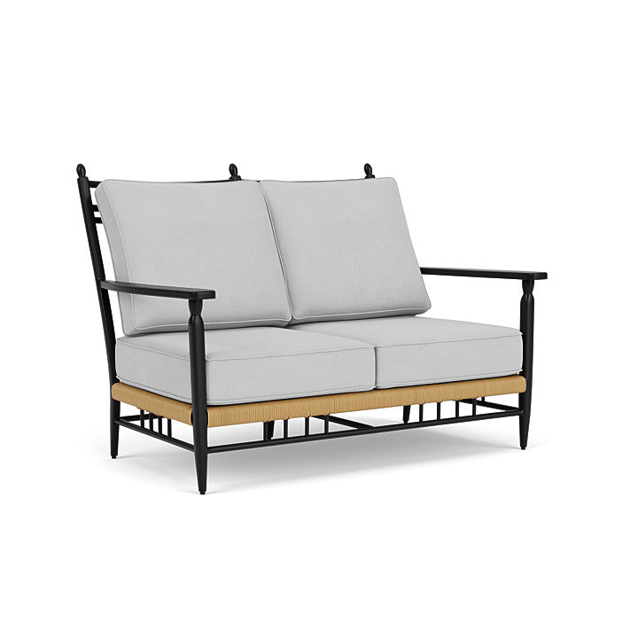 Lloyd Flanders - Low Country Loveseat In Natural Finish With Sandberg Dove Fabric - 770500672022 view 1
