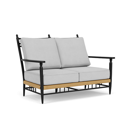 Lloyd Flanders - Low Country Loveseat In Natural Finish With Sandberg Dove Fabric - 770500672022 view 1