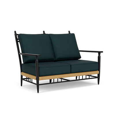 Lloyd Flanders - Low Country Loveseat In Natural Finish With Sandberg Lagoon Fabric - 770500672039 view 1