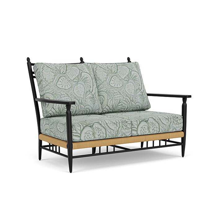 Lloyd Flanders - Low Country Loveseat In Natural Finish With Sensibility Spring Fabric - 770500672081 view 1