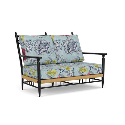 Lloyd Flanders - Low Country Loveseat In Natural Finish With Serena Floral Meadow Fabric - 770500672079 view 1