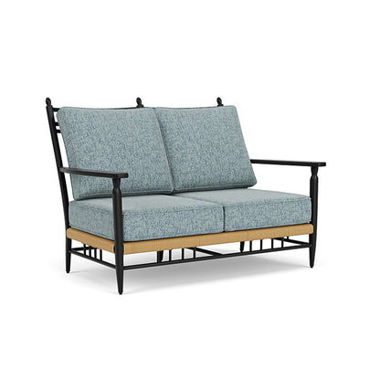 Lloyd Flanders - Low Country Loveseat In Natural Finish With Serene Ocean Fabric - 770500672032 view 1