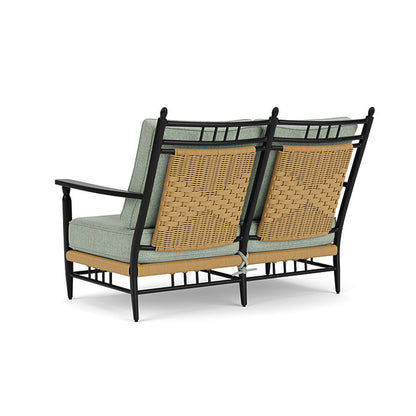 Lloyd Flanders - Low Country Loveseat In Natural Finish With Serene Spa Fabric - 770500672031 view 2