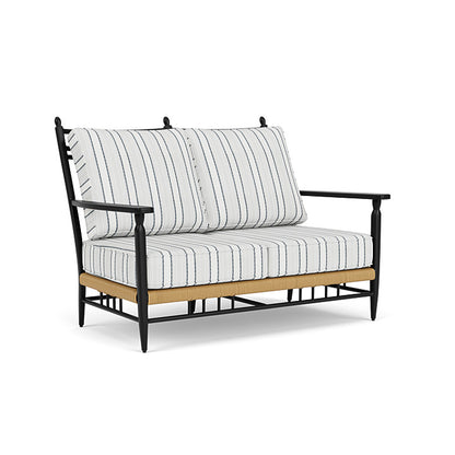 Lloyd Flanders - Low Country Loveseat In Natural Finish With Tamer Fog Fabric - 770500672037 view 1