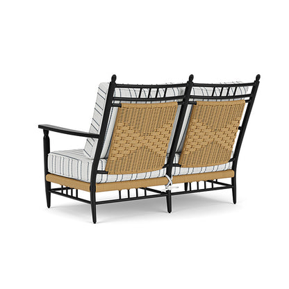 Lloyd Flanders - Low Country Loveseat In Natural Finish With Tamer Fog Fabric - 770500672037 view 2