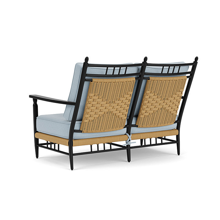 Lloyd Flanders - Low Country Loveseat In Natural Finish With Unearth Dew Fabric - 770500672084 view 2