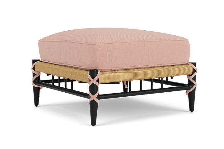 Lloyd Flanders - Low Country Ottoman In Natural Finish With Azulu Clay Fabric - 770170672033 view 2