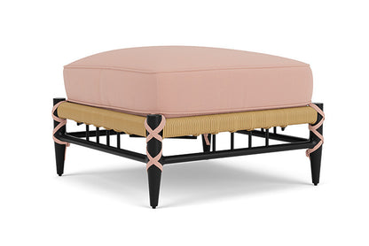 Lloyd Flanders - Low Country Ottoman In Natural Finish With Azulu Clay Fabric - 770170672033 view 2