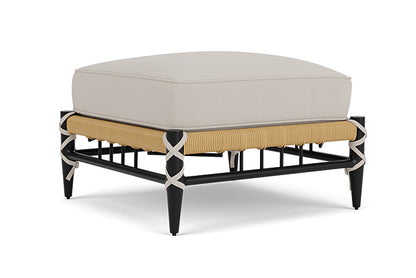 Lloyd Flanders - Low Country Ottoman In Natural Finish With Azulu Twine Fabric - 770170672034 view 1