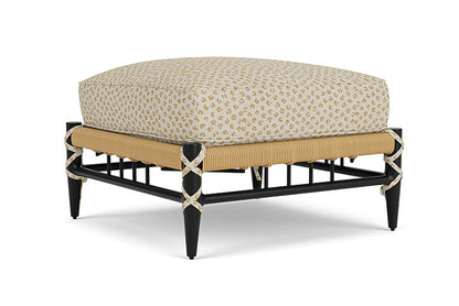 Lloyd Flanders - Low Country Ottoman In Natural Finish With Bebot Sisal Fabric - 770170672048 view 2