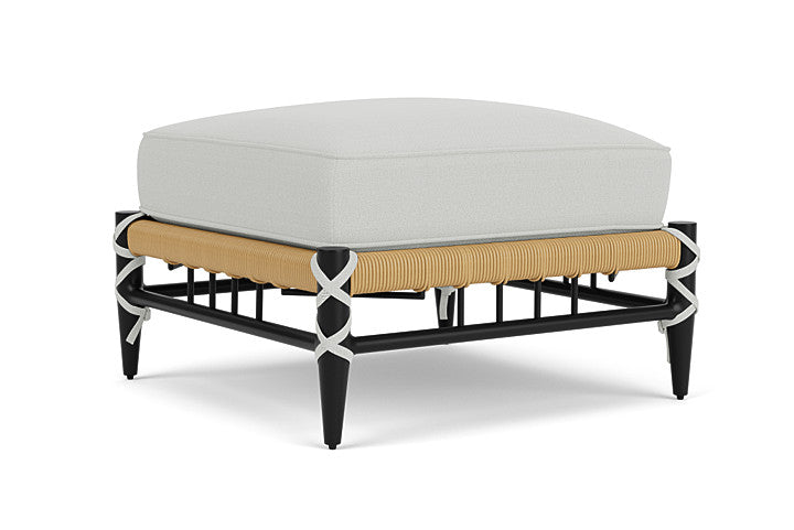Lloyd Flanders - Low Country Ottoman In Natural Finish With Bright Side Fog Fabric - 770170672012 view 1