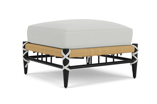 Lloyd Flanders - Low Country Ottoman In Natural Finish With Bright Side Fog Fabric - 770170672012 view 1