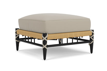 Lloyd Flanders - Low Country Ottoman In Natural Finish With Callen Driftwood Fabric - 770170672023 view 2