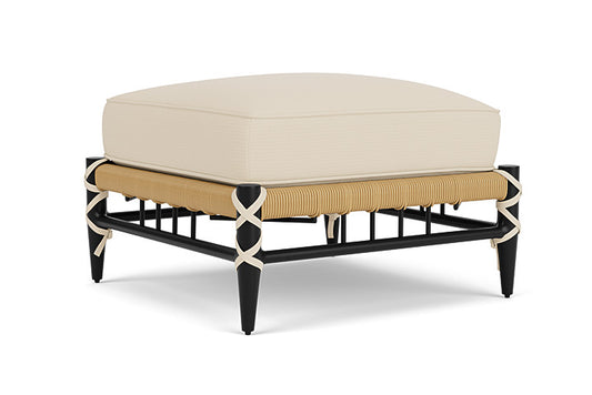 Lloyd Flanders - Low Country Ottoman In Natural Finish With Callen Pearl Fabric - 770170672021 view 1